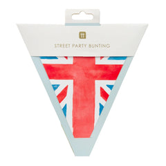 british-union-jack-paper-bunting-3m-kings-coronation|BRIT20-BUNTING|Luck and Luck| 3