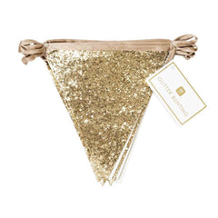 luxury-gold-glitter-bunting-wedding-christmas-decor-3m|LUXEBUNTING|Luck and Luck| 3
