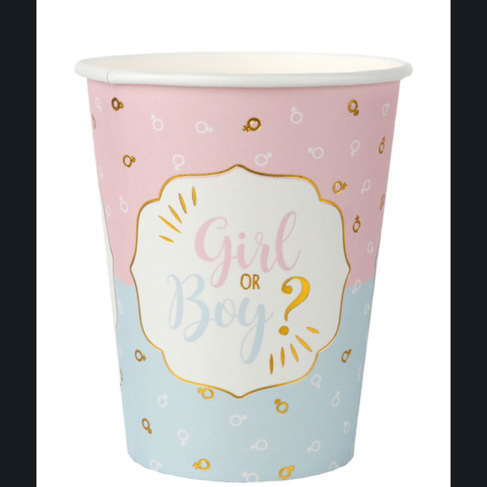 boy-or-girl-baby-shower-party-paper-cups-x-10|LL765700000099|Luck and Luck|2