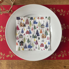 large-winter-nordic-tree-christmas-paper-napkins-x-20|L970500|Luck and Luck| 1