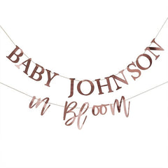 customisable-rose-gold-baby-shower-bunting-baby-in-bloom|BL-115|Luck and Luck|2