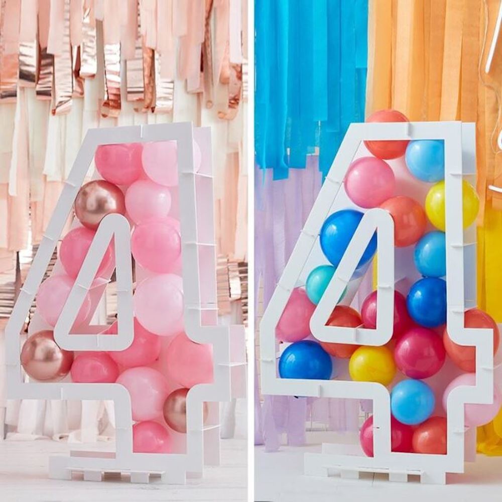 large-number-4-birthday-balloon-stand|MIX-353|Luck and Luck| 1