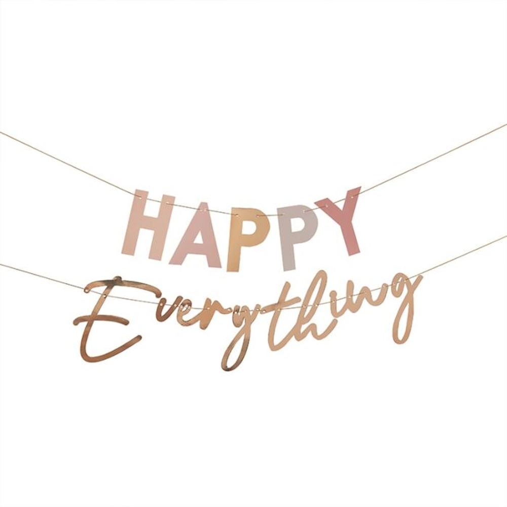happy-everything-gold-foiled-party-bunting|HAP-108|Luck and Luck|2