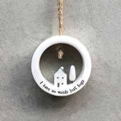 east-of-india-porcelain-hanger-no-words-just-hugs|6588|Luck and Luck| 1