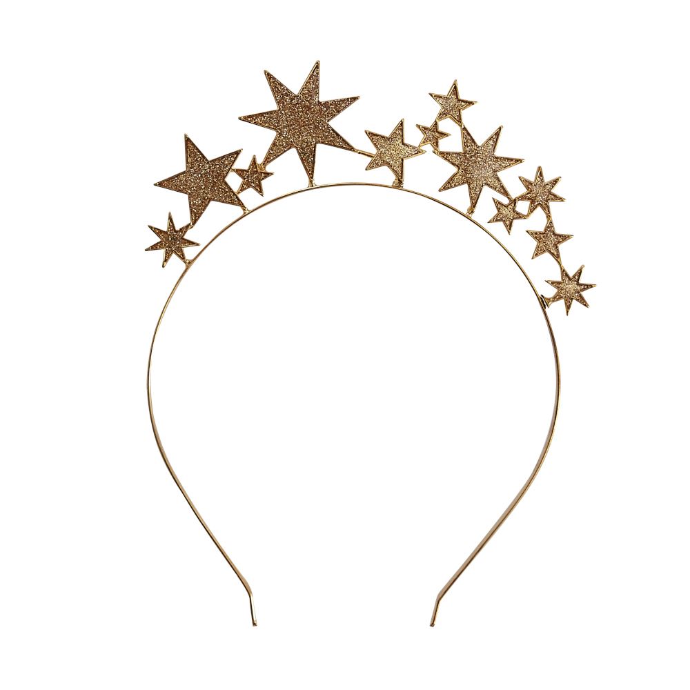 christmas-gold-headband-stars|MRY-172|Luck and Luck| 3