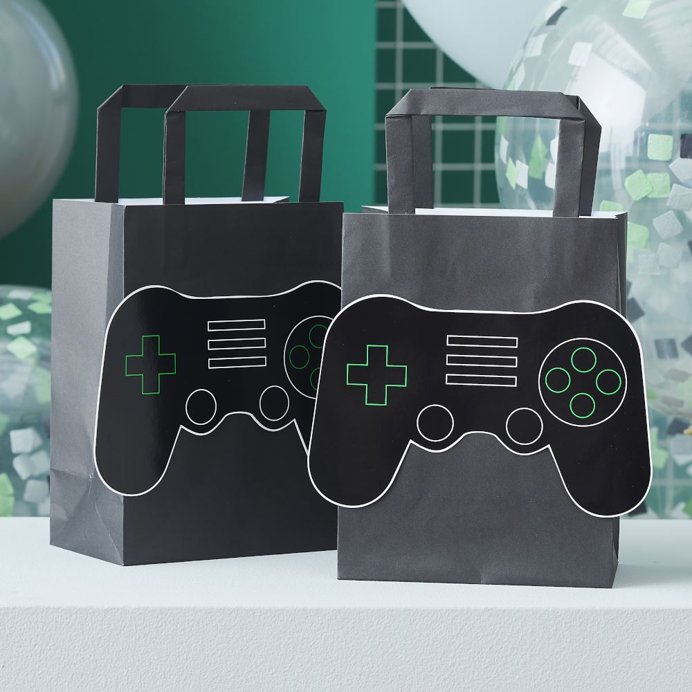 gaming-controller-paper-party-bags-x-5|GAME-103|Luck and Luck| 1