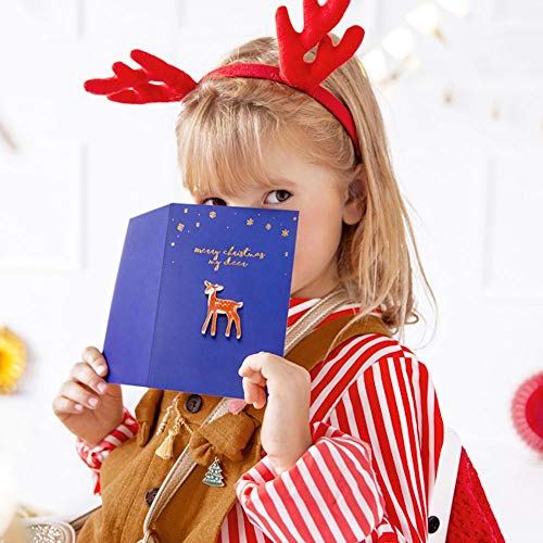 christmas-greetings-card-with-a-keepsake-deer-enamel-pin|KAR2|Luck and Luck| 1