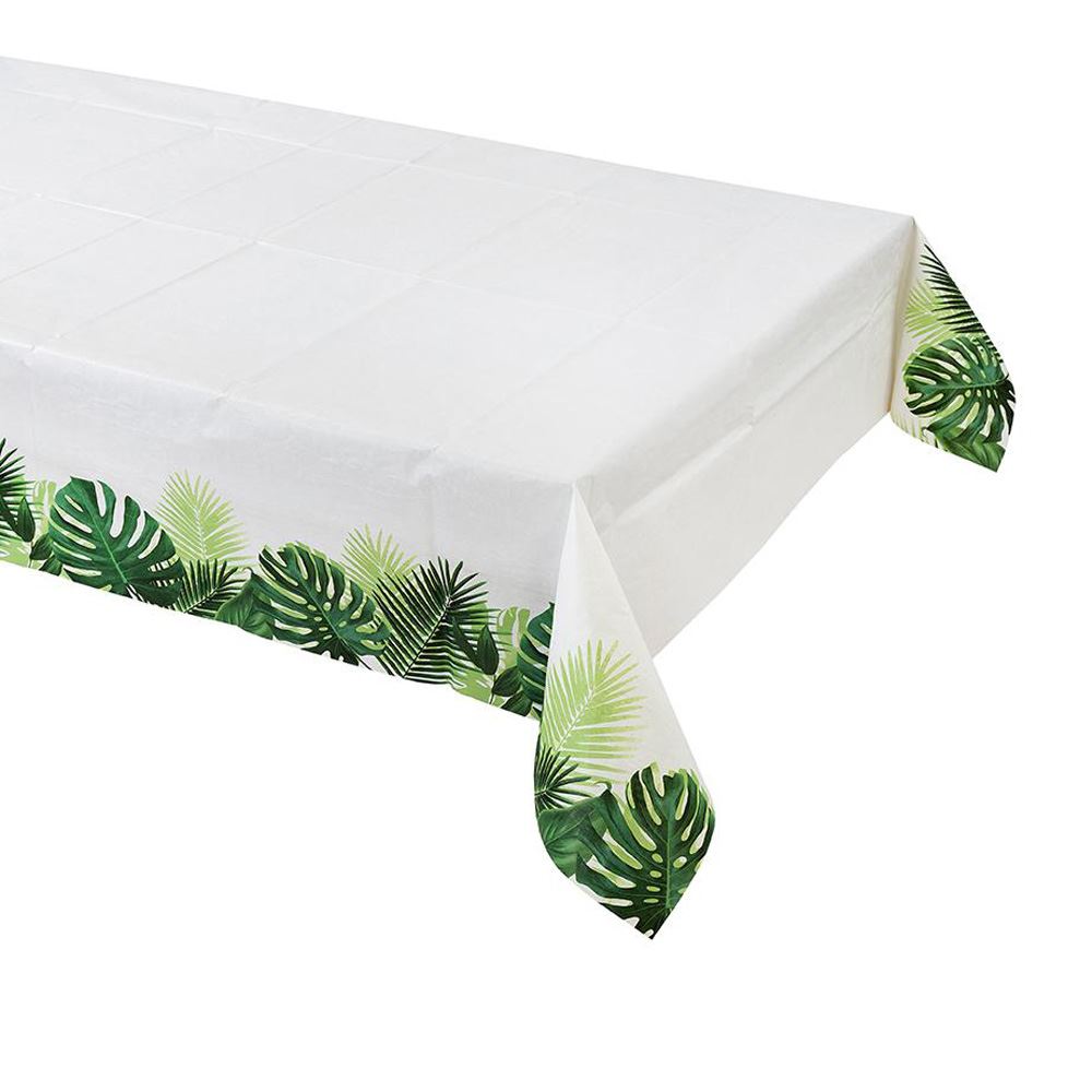 tropical-fiesta-palm-paper-table-cover-180cm-x-120cm|FST5-TCOVER-PALM|Luck and Luck| 3