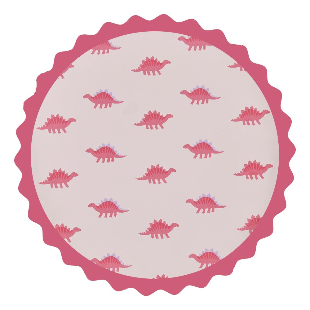 pink-dinosaur-print-paper-party-plates-x-8|DINO-124|Luck and Luck|2