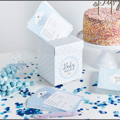 baby-shower-prediction-cards-and-post-box-blue-x-20|J009BL|Luck and Luck| 1