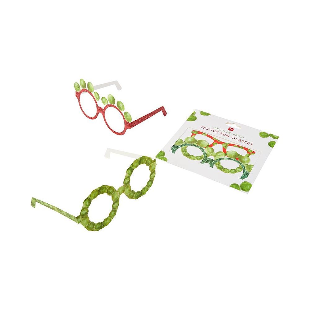 novelty-sprout-christmas-fun-glasses-party-prop-x-5|BCSPROUTGLASSESV2|Luck and Luck| 4