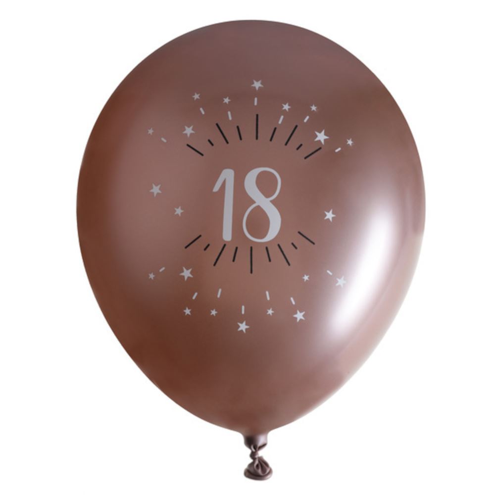 rose-gold-bronze-age-18-balloons-x-6|740100000018|Luck and Luck| 1