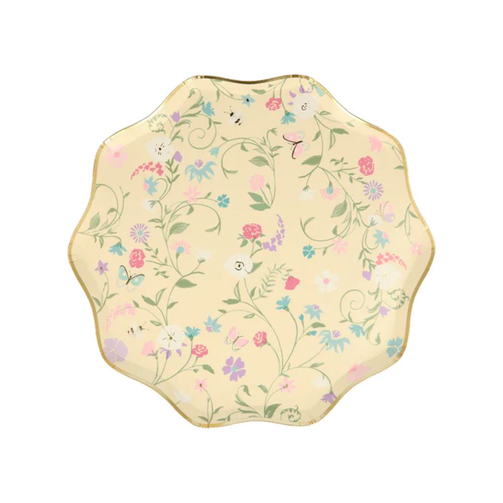 meri-meri-laduree-paris-floral-side-paper-plates-x-8|223416|Luck and Luck| 5