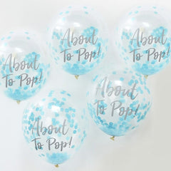 about-to-pop-printed-blue-confetti-balloons-x-5-oh-baby-shower-boy|OB-120|Luck and Luck| 1