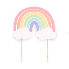 pastel-paper-rainbow-cake-topper|J150|Luck and Luck|2