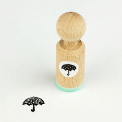 mini-rubber-craft-stamp-umbrella|MINI200|Luck and Luck|2