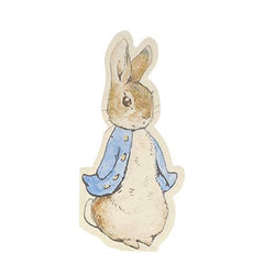 meri-meri-peter-rabbit-shaped-paper-party-napkin-x-20|202986|Luck and Luck| 1
