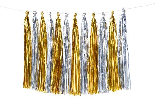 meri-meri-gold-and-silver-tassel-garland-10ft|173476|Luck and Luck| 1