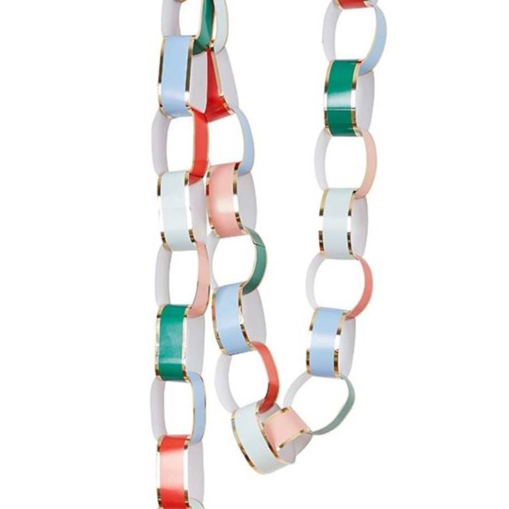 pastel-and-gold-christmas-paper-chains-x-50-diy-christmas-decorations|HBMC103|Luck and Luck|2