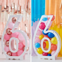 large-number-6-birthday-balloon-stand|MIX-355|Luck and Luck| 1