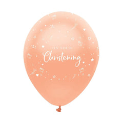 on-your-christening-latex-balloons-rose-gold-x-6|RB344|Luck and Luck| 1
