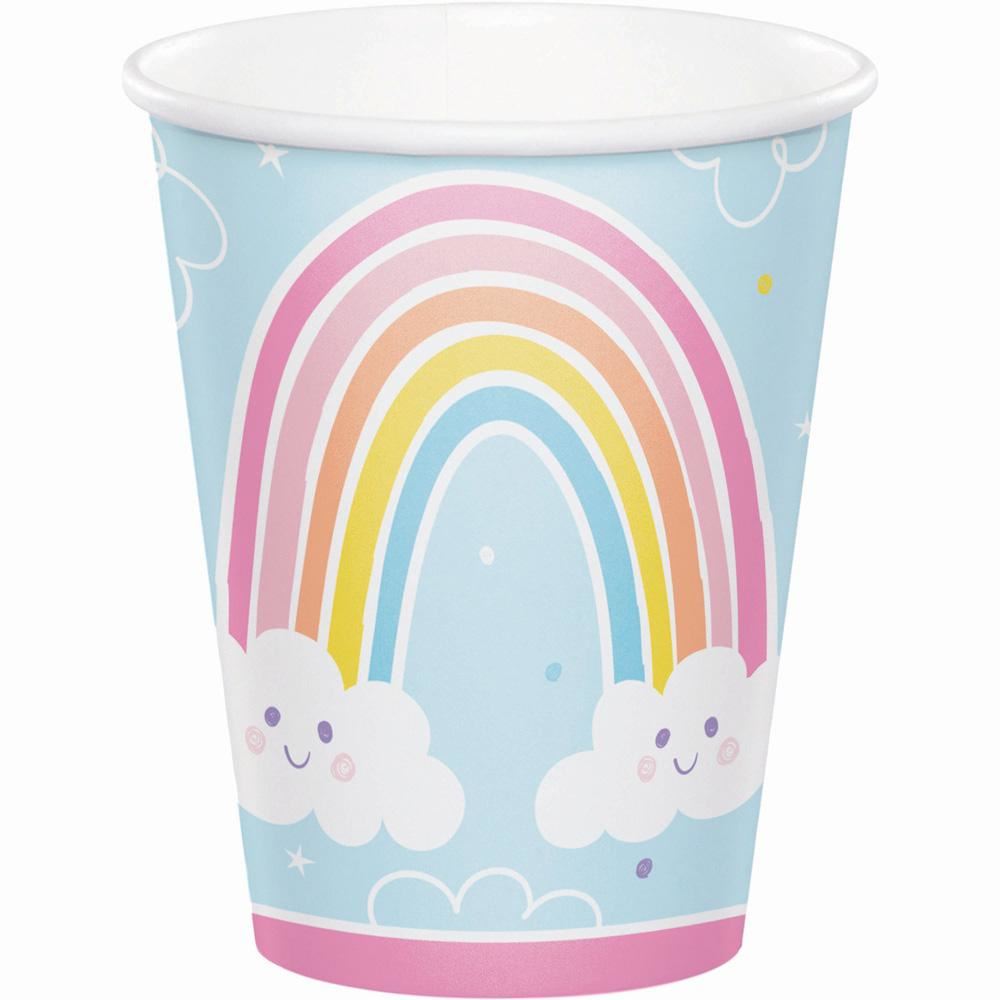 happy-rainbow-party-pack-napkins-plates-and-cups-x-8|HAPPYRAINPP1|Luck and Luck| 3
