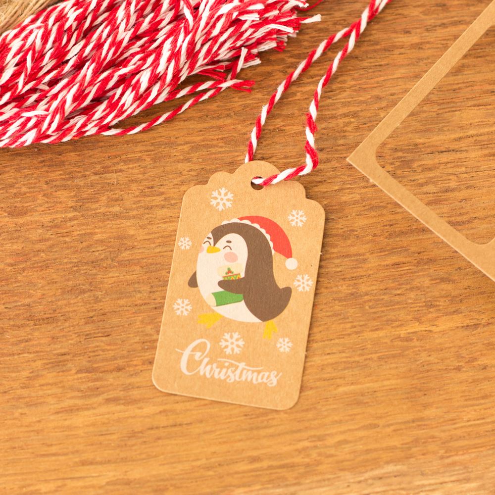 merry-christmas-to-you-christmas-kraft-gift-tags-x-100|LLMERRYXMASTAGSX100|Luck and Luck| 3