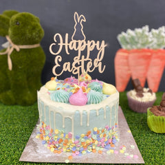 happy-easter-cut-out-bunny-cake-topper|LLWWHECOBUNNYCT|Luck and Luck| 1