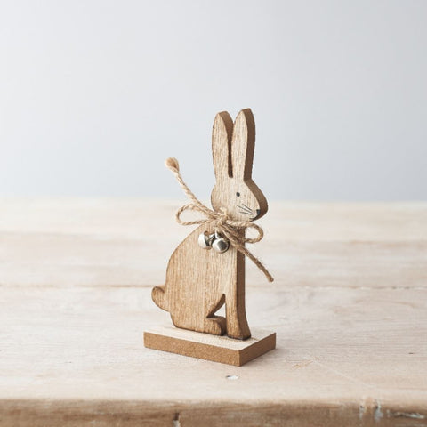 small-standing-wooden-bunny-with-bells-easter-decoration|PL173545|Luck and Luck| 1