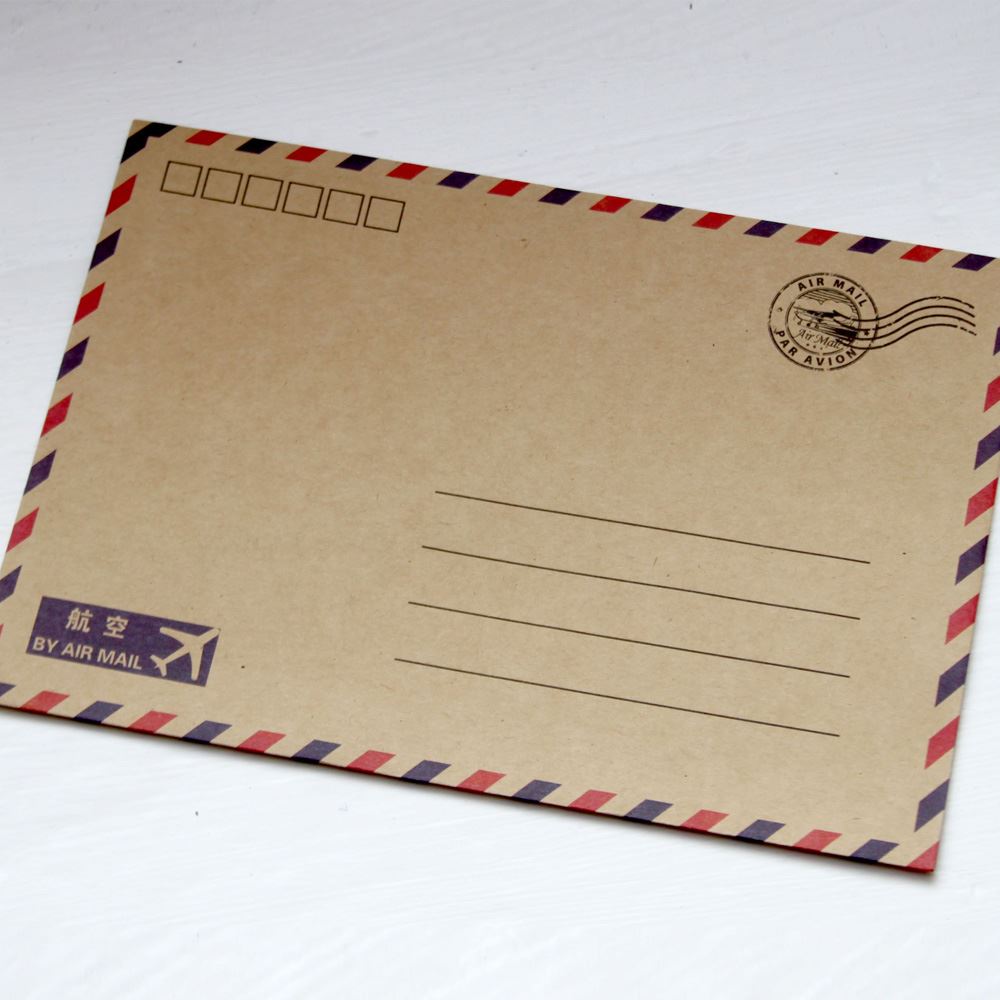 vintage-style-airmail-envelopes-x-10-wedding-craft-parties-favours|6A249|Luck and Luck| 3