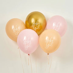 baby-girl-pink-balloons-x-5-baby-shower-decoration|HBBS210|Luck and Luck| 1