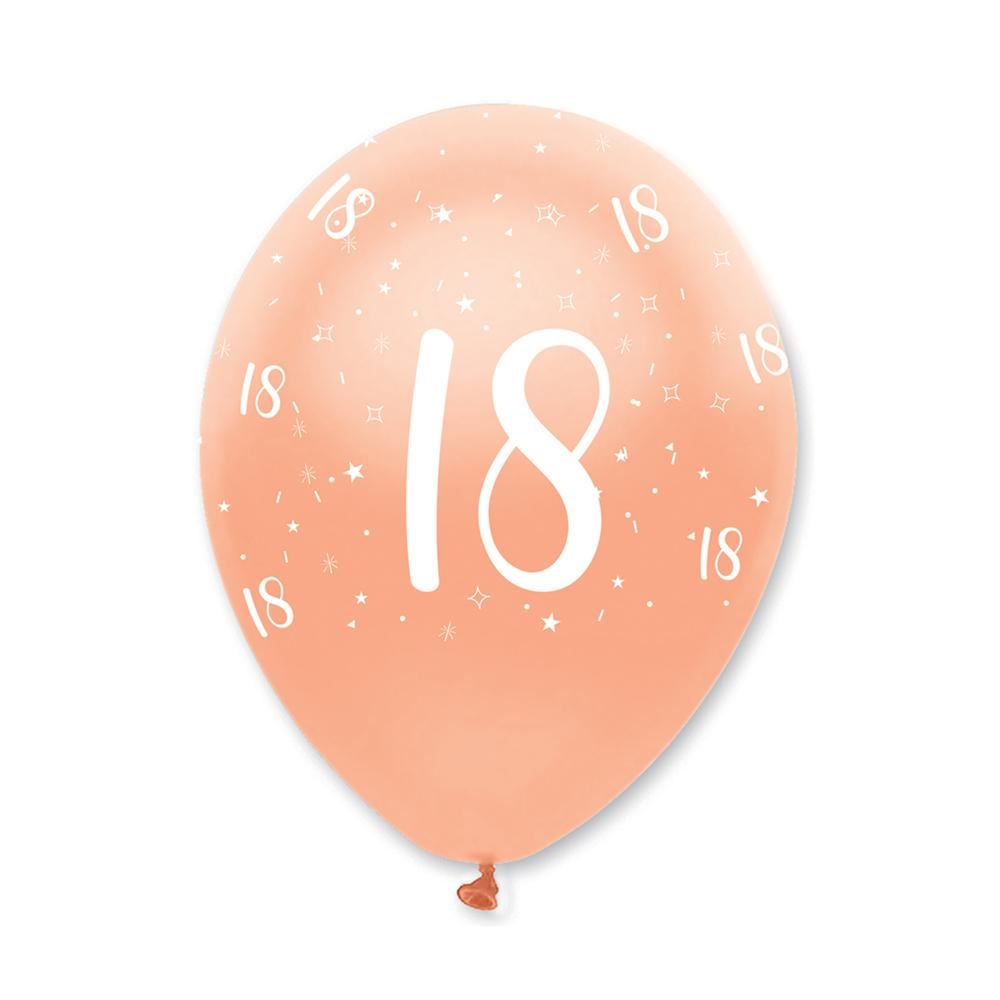rose-gold-age-18-birthday-balloons-x-6|RB347|Luck and Luck| 1