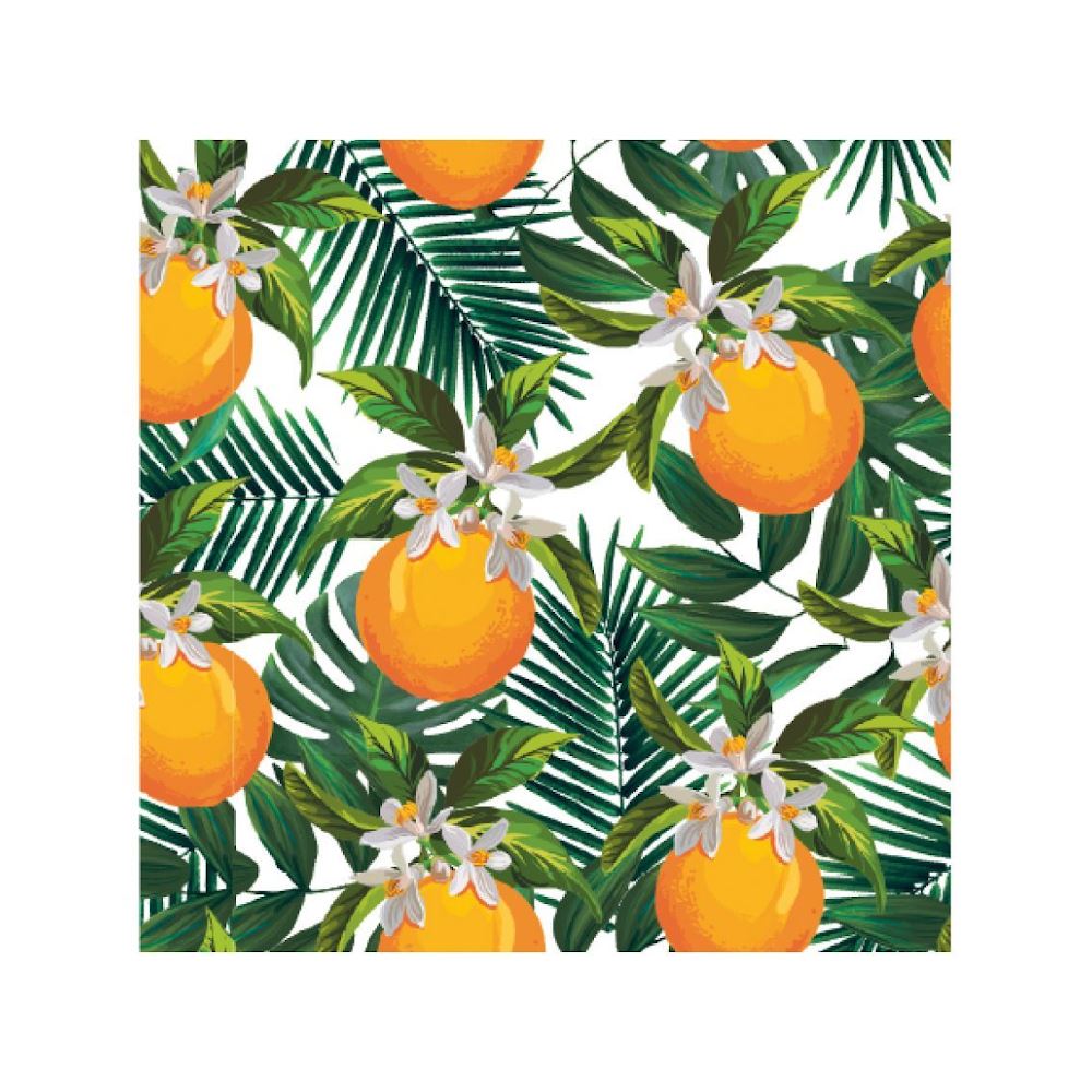 tropical-fiesta-orange-palm-tree-paper-party-napkin-20-pack|FST6-NAPKIN-ORANGE|Luck and Luck|2