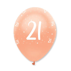 rose-gold-age-21-birthday-balloons-x-6|RB348|Luck and Luck| 1