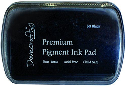 jet-black-pigment-non-toxic-ink-pad|TRDCIP01|Luck and Luck| 1