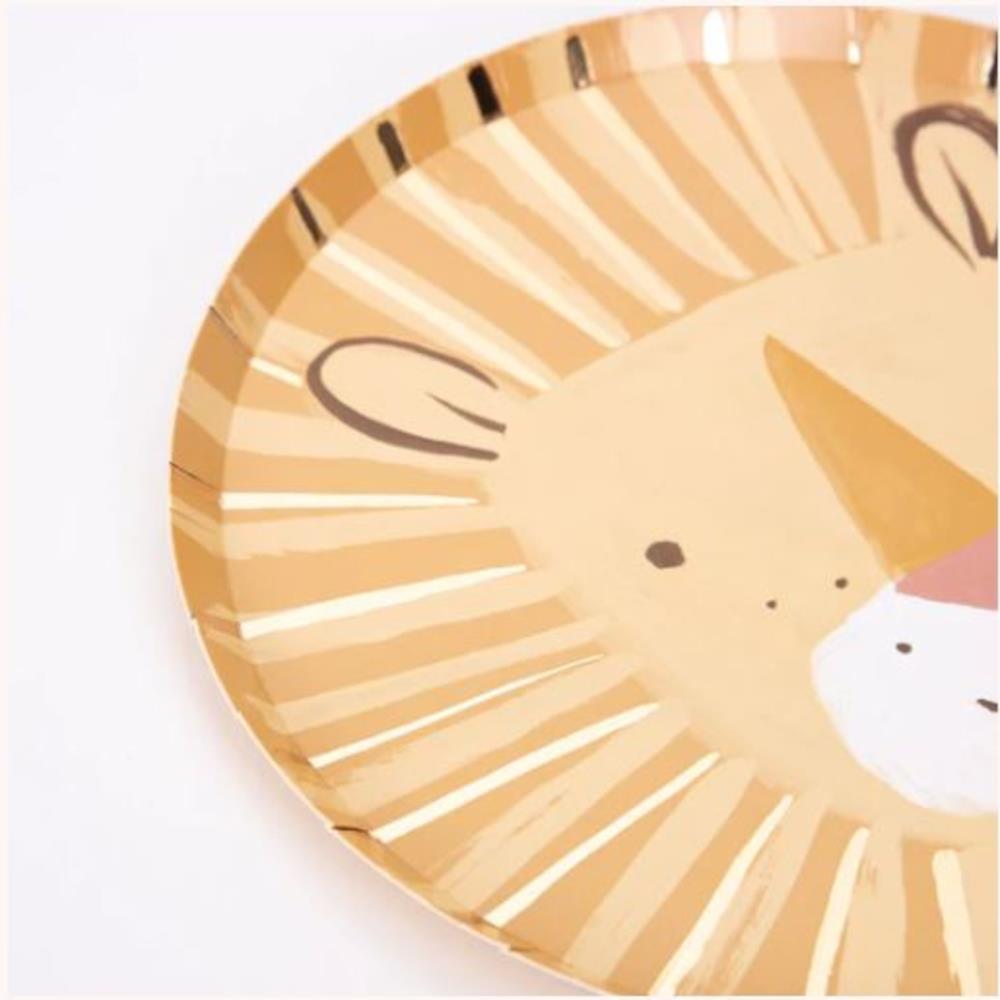 meri-meri-lion-face-paper-party-plates-x-8-jungle-party|223344|Luck and Luck|2