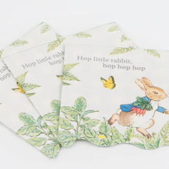 peter-rabbit-in-the-garden-small-paper-party-napkins-x-16|267151|Luck and Luck| 1