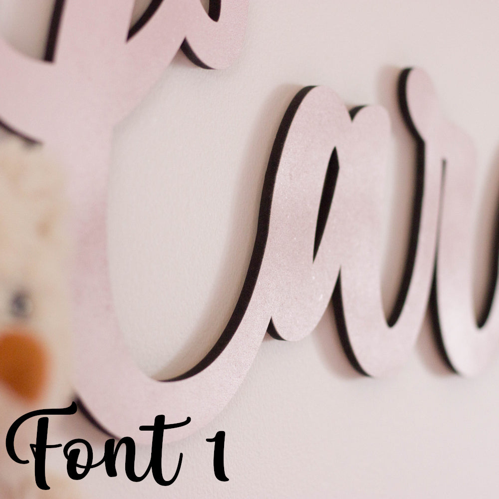 Personalised Wooden Name Sign, Childrens Wall Sign, Nursery Decoration, Girls Boys Bedroom Wall Names