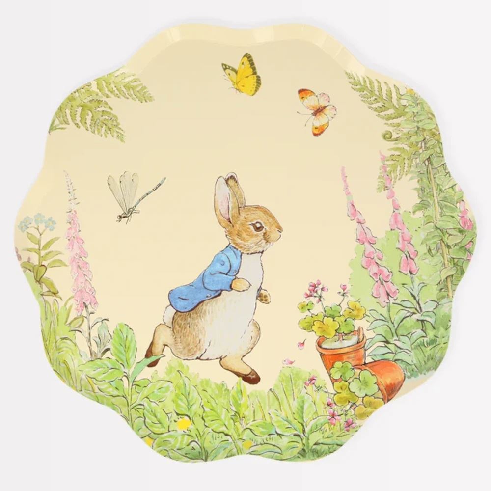 peter-rabbit-in-the-garden-dinner-paper-party-plates-x-8|225882|Luck and Luck| 1