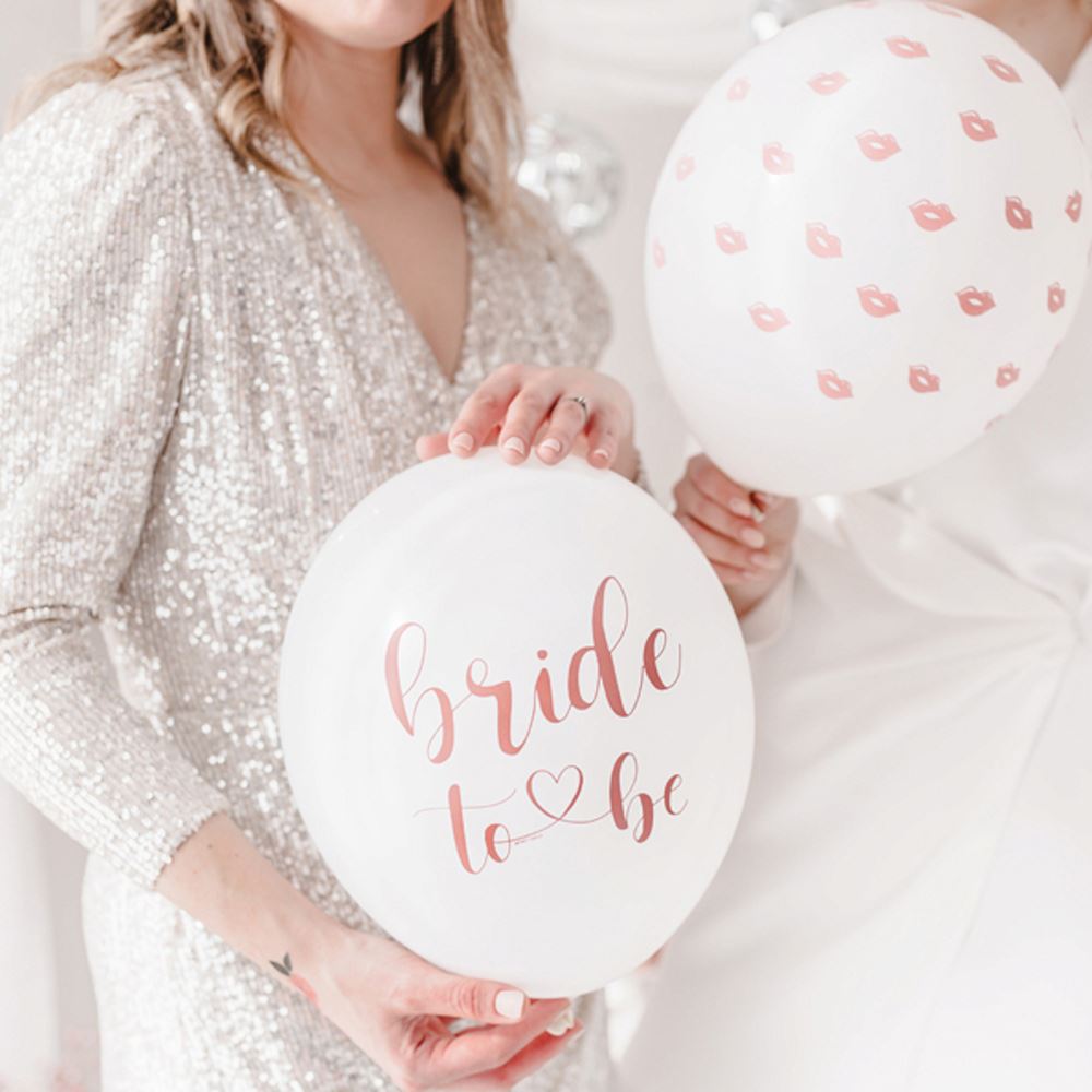 rose-gold-bride-to-be-mixed-balloons-x-6|SB14P-328-000-6|Luck and Luck|2