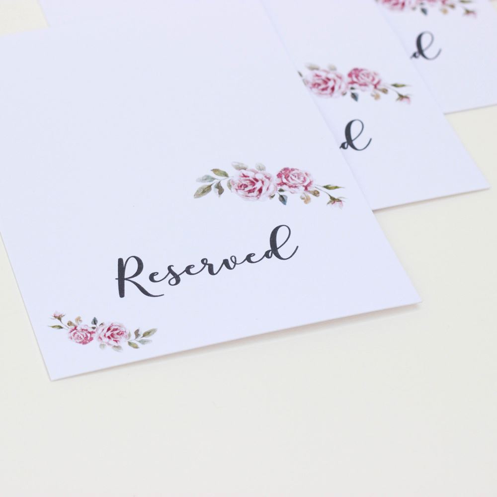 reserved-wedding-card-set-of-4-reserved-signs-boho-wedding|LLRESWBOHO|Luck and Luck| 3