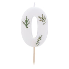 leaf-foliage-number-0-birthday-candle|MIX-575|Luck and Luck|2