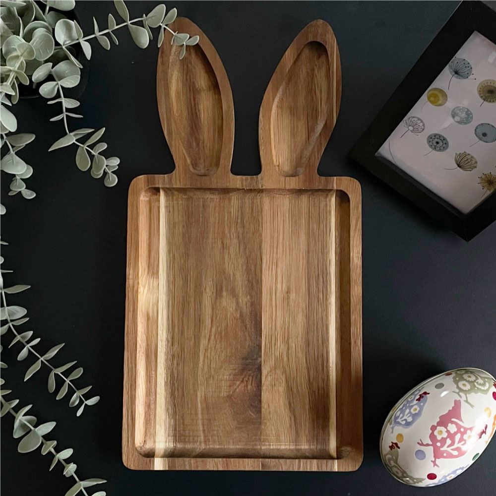 bunny-ear-wooden-grazing-plate-easter-table-decoration|93402|Luck and Luck| 1