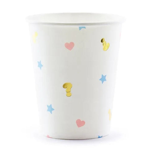 gender-reveal-boy-or-girl-paper-cups-baby-shower-x-6|KPP44|Luck and Luck|2