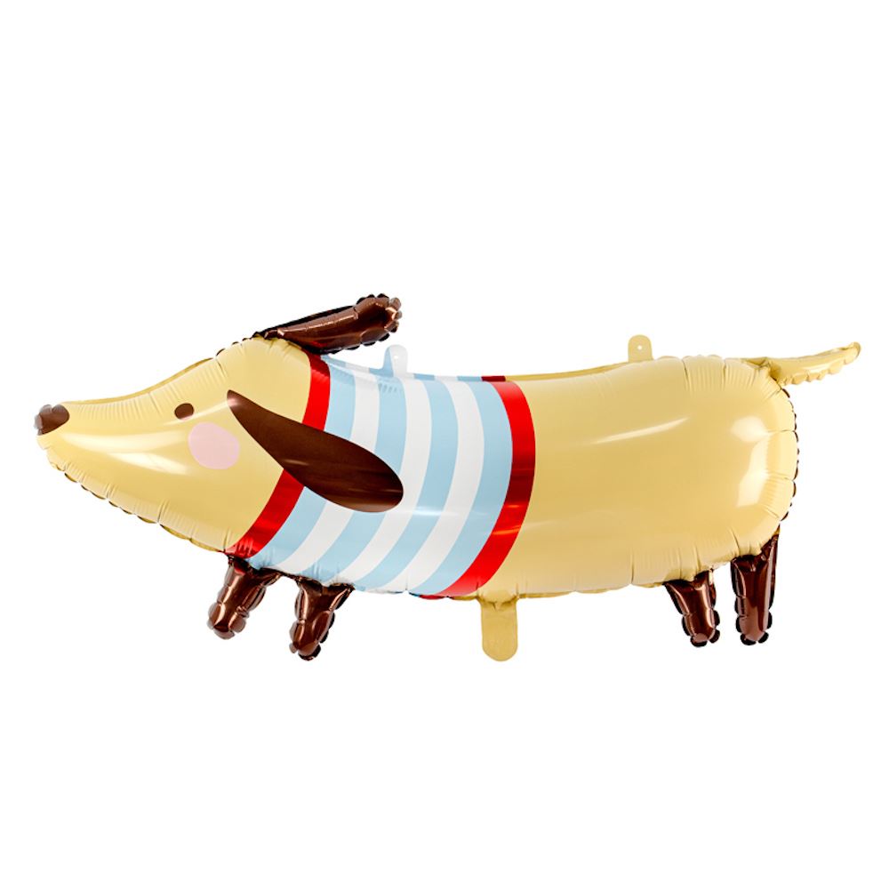 dachshund-dog-foil-party-balloon|FB60|Luck and Luck|2