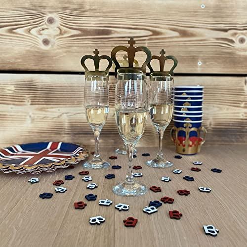 kings-coronation-gold-crown-party-glass-topper-decorations-x-10|LLWWCNDT|Luck and Luck| 1