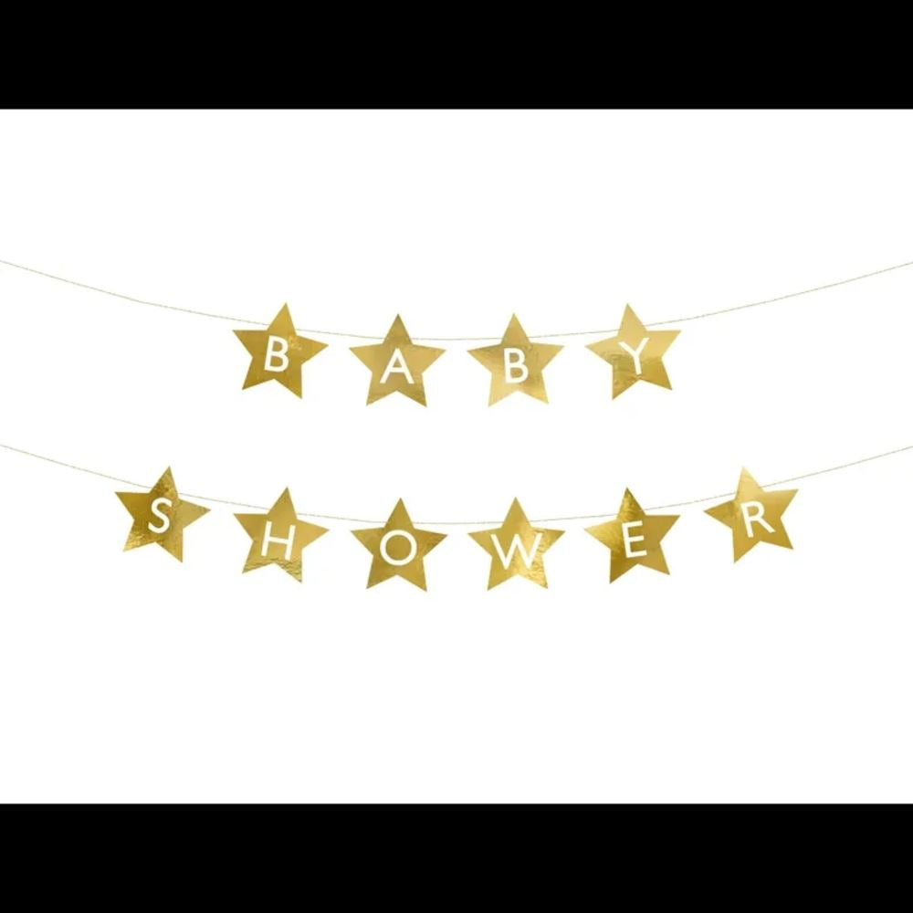 gold-baby-shower-star-garland-decoration-2-9m|GRL97-019|Luck and Luck| 1