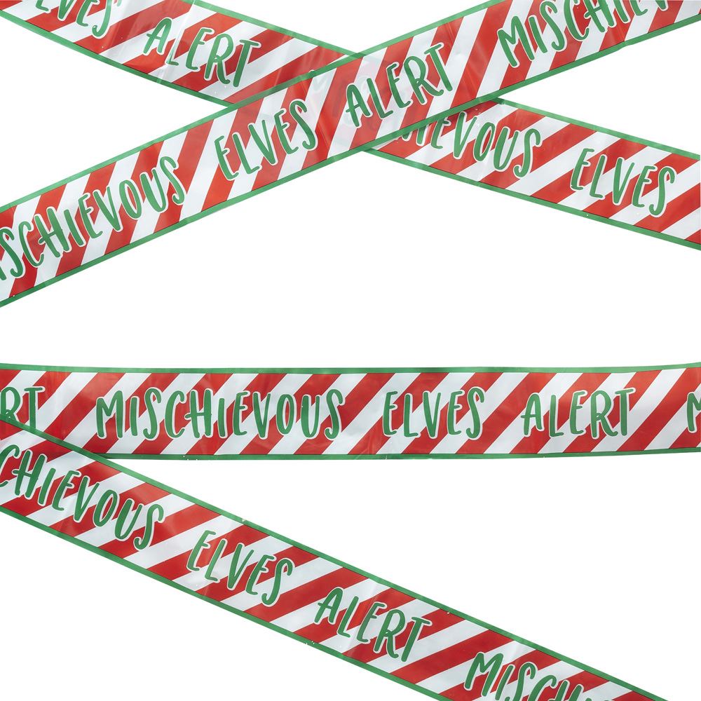 elf-caution-tape-elf-idea-6m-christmas|NV218|Luck and Luck|2