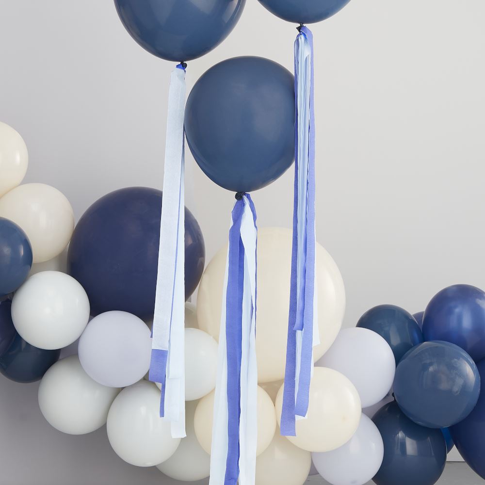 blue-streamer-balloon-tails-x-3|MIX-555|Luck and Luck| 1
