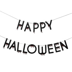 blood-drip-foiled-happy-halloween-bunting-4m|FRI-114|Luck and Luck|2
